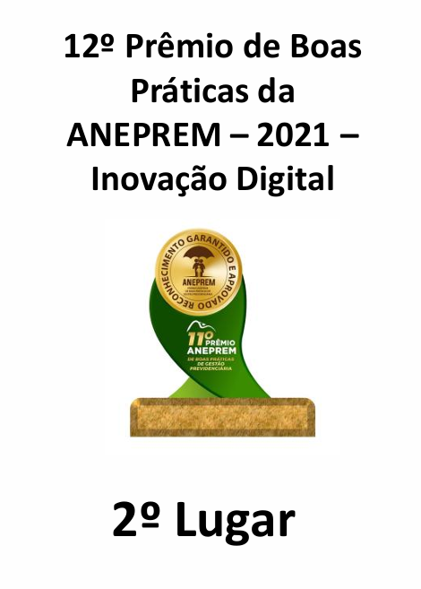 12º Prêmio de Boas Práticas da ANEPREM – Inovação Digital (2021) – 2º Lugar