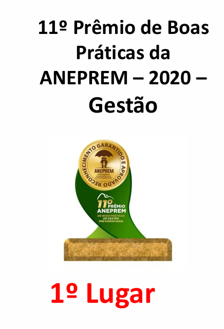 11º Prêmio de Boas Práticas da ANEPREM – Gestão (2020) – 1º Lugar